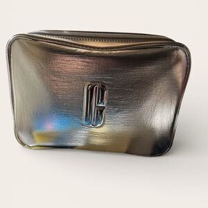 Clinique Shimmering Silver Cosmetic Pouch